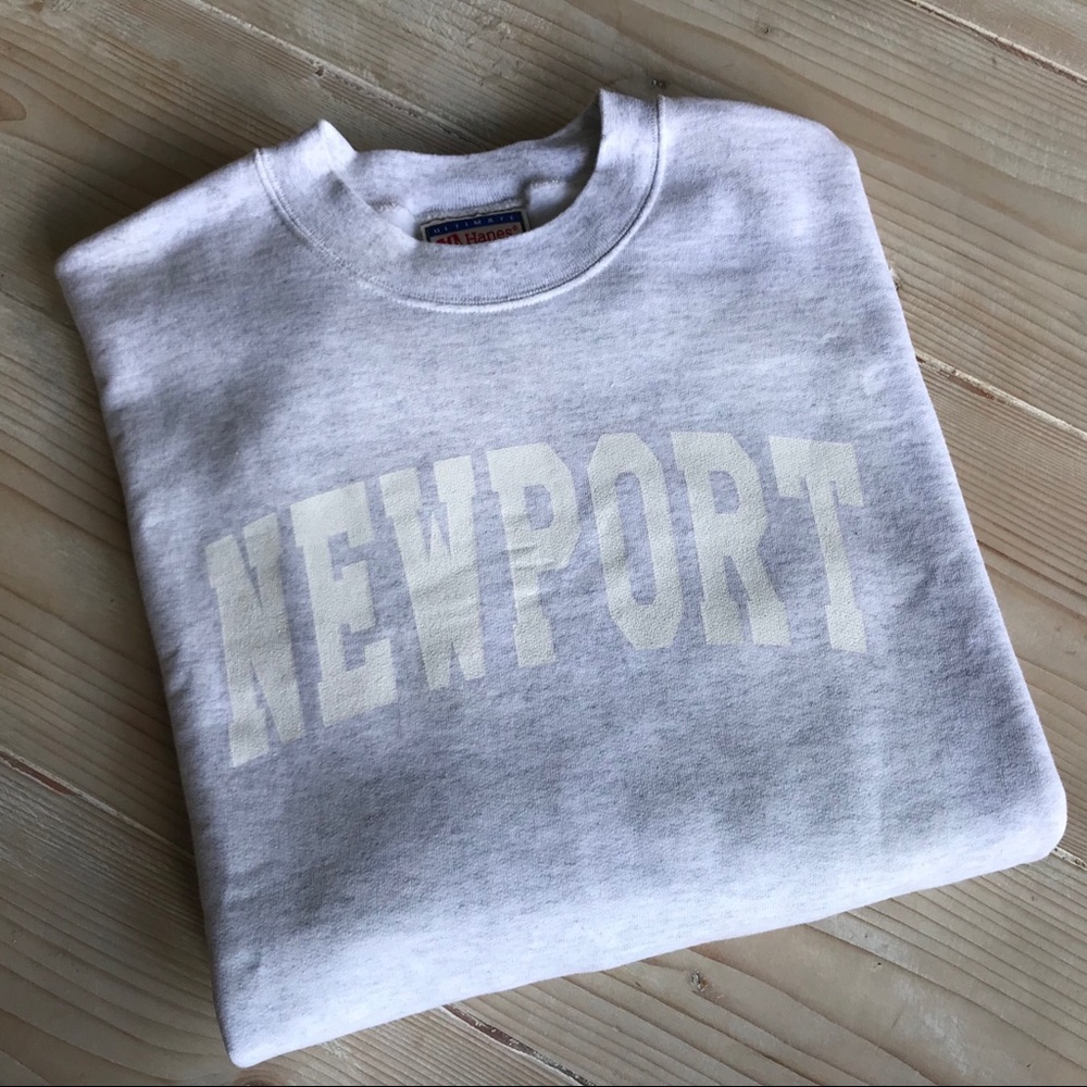 Newport Grey Crewneck Sweatshirt (Large)
